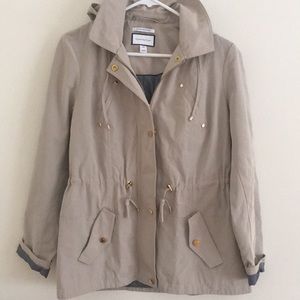 Charter Club water resistant rain coat